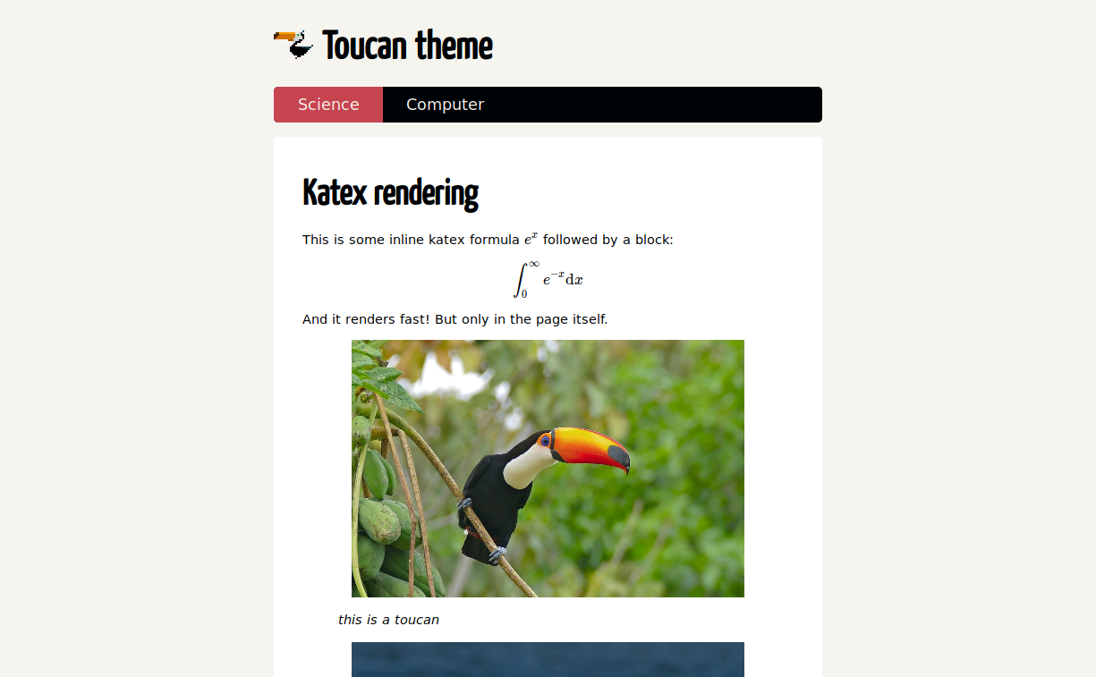 Toucan 的截图