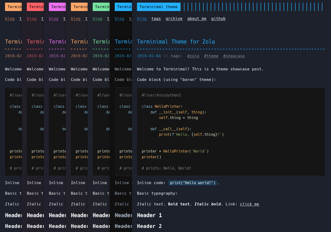 terminimal 的截图