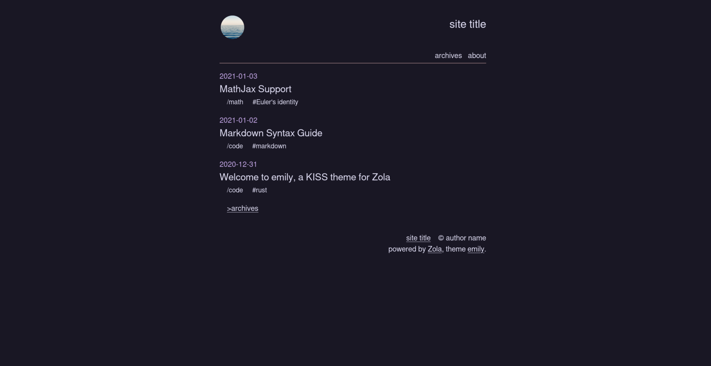 emily_zola_theme 的截图